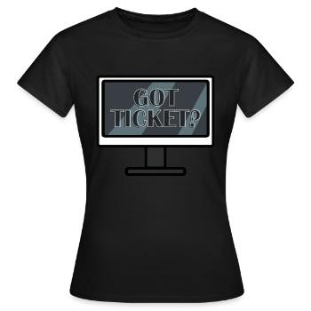 Administrateur réseau Administrateur système Réseau - T-shirt Femme - noir - Devant - AI Model Female 172 dark (172cm)