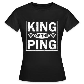 Administrateur réseau Administrateur système Réseau - T-shirt Femme - noir - Devant - AI Model Female 172 dark (172cm)