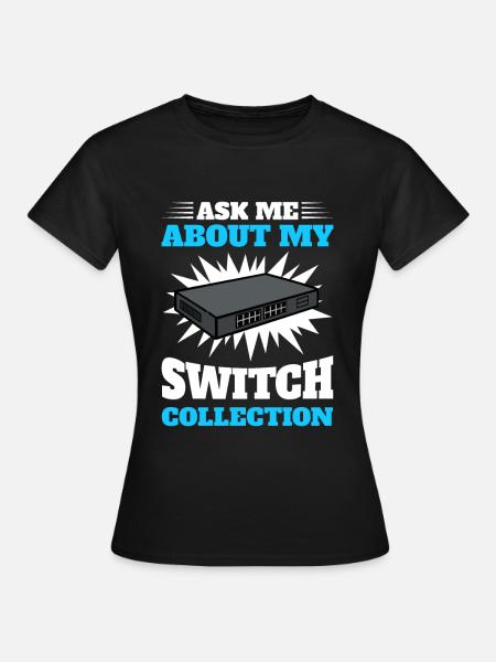 Netzwerkadministrator Systemadministrator Netzwerk - Frauen T-Shirt - Schwarz