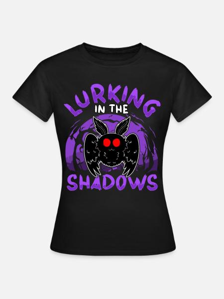 Mothman Kryptide Kryptozoologie - Frauen T-Shirt - Schwarz
