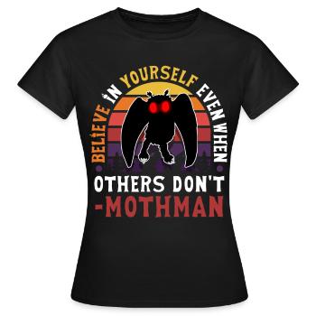 Cryptid Cryptozoology - Women's T-Shirt - black - Front - AI Model Female 172 dark (172cm)