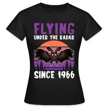 Mothman Kryptide Kryptozoologie - Frauen T-Shirt - Schwarz - Vorne - AI Model Female 172 dark (172cm)