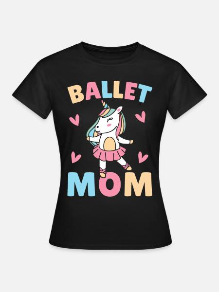 Ballerina - Frauen T-Shirt - Schwarz