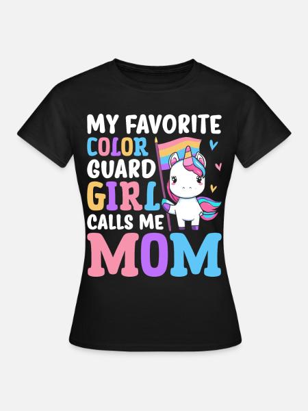 Weibliche Fahnenwache - Frauen T-Shirt - Schwarz