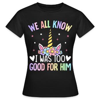 Célébration de la fête du divorce - T-shirt Femme - noir - Devant - AI Model Female 172 dark (172cm)