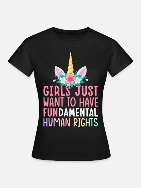 Liberal Feministisch Weiblich - Frauen T-Shirt - Schwarz