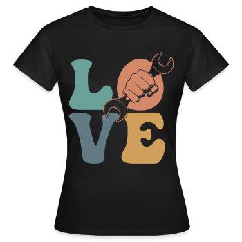 Car mechanic Car mechanic Car mechanic - Women's T-Shirt - black - Front - AI Model Female 172 dark (172cm)