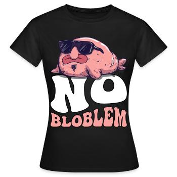 Groovy Blobfish - Women's T-Shirt - black - Front - AI Model Female 172 dark (172cm)