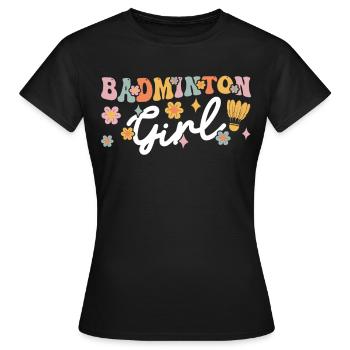 Groovy Spielerin - Frauen T-Shirt - Schwarz - Vorne - AI Model Female 172 dark (172cm)