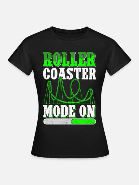 Roller Coaster Roller Coaster Gift - Women's T-Shirt - black