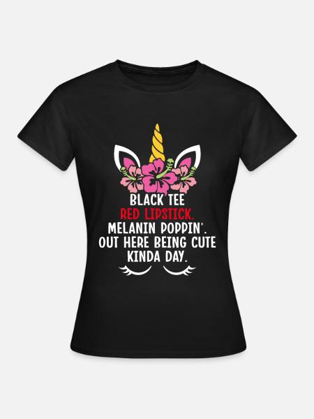Braune Haut Schwarze Geschichte - Frauen T-Shirt - Schwarz