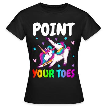 Gymnastique Gymnaste Roue De Charrette Fille - T-shirt Femme - noir - Devant - AI Model Female 172 dark (172cm)