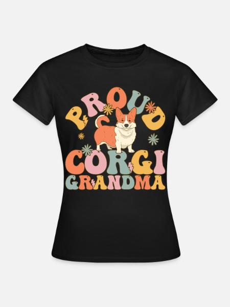 Groovy Dog - Frauen T-Shirt - Schwarz