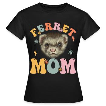 Groovy Tierhalterin - Frauen T-Shirt - Schwarz - Vorne - AI Model Female 172 dark (172cm)