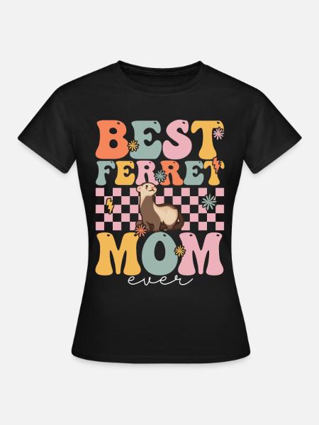 Groovy Tierhalterin - Frauen T-Shirt - Schwarz