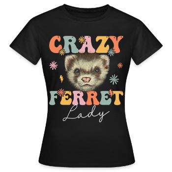 Groovy Tierhalterin - Frauen T-Shirt - Schwarz - Vorne - AI Model Female 172 dark (172cm)