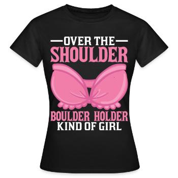 Southern Slang Rock Climbing Girl Country - Women's T-Shirt - black - Front - AI Model Female 172 dark (172cm)