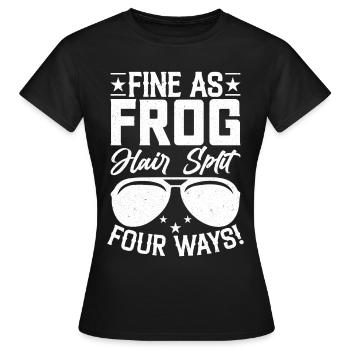 Funny Southern slang - Women's T-Shirt - black - Front - AI Model Female 172 dark (172cm)