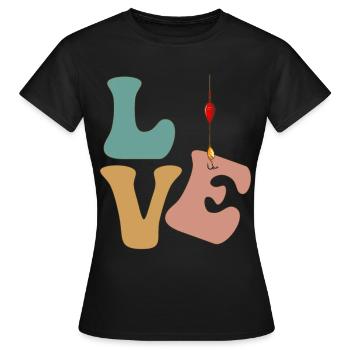 Pêcheur Pêcheur Pêcheur - T-shirt Femme - noir - Devant - AI Model Female 172 dark (172cm)