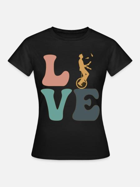 Jonglerie Cirque Jongleur - T-shirt Femme - noir
