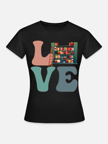 Bibliothèque bibliothécaire - T-shirt Femme - noir
