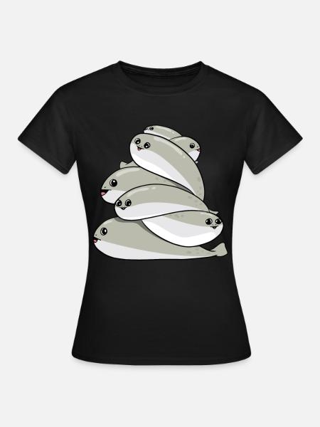 Sacabambaspis Haufenfisch Meme - Frauen T-Shirt - Schwarz
