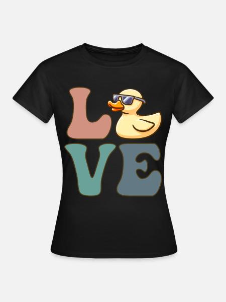 Gummiente Entchen Entchen Entchen - Frauen T-Shirt - Schwarz