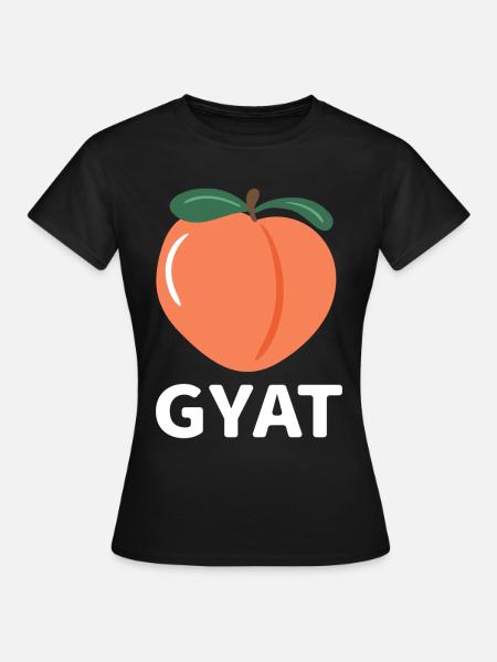 Pfirsich Meme Emoji - Frauen T-Shirt - Schwarz