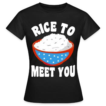 Sushi Cuisine asiatique - T-shirt Femme - noir - Devant - AI Model Female 172 dark (172cm)