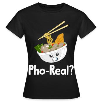 Vietnamesische Nudelsuppe Asiatisches Essen - Frauen T-Shirt - Schwarz - Vorne - AI Model Female 172 dark (172cm)