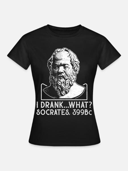 Philosophie Theorie Griechische Philosophen - Frauen T-Shirt - Schwarz