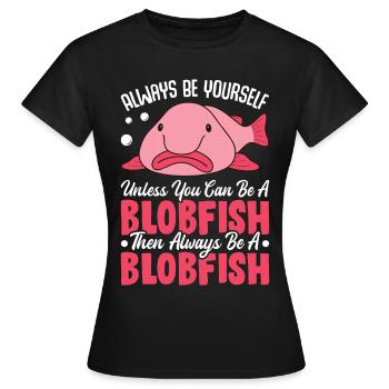 Animal marin - T-shirt Femme - noir - Devant - AI Model Female 172 dark (172cm)