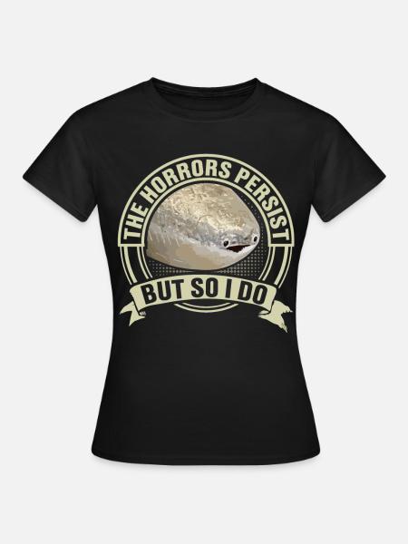 Lustiges Sacabambaspis Fisch Meme - Frauen T-Shirt - Schwarz