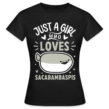 Fish Meme - Women's T-Shirt - black - Front - AI Model Female 172 dark (172cm)