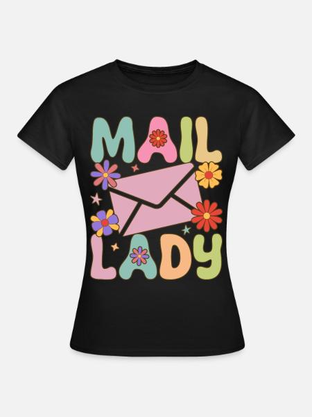 Postdienst weibliche Postangestellte - Frauen T-Shirt - Schwarz