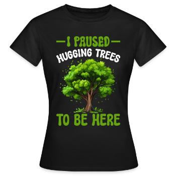 Défenseurs des arbres et écologistes - T-shirt Femme - noir - Devant - AI Model Female 172 dark (172cm)