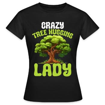 Environnementaliste et défenseur de l’environnement - T-shirt Femme - noir - Devant - AI Model Female 172 dark (172cm)