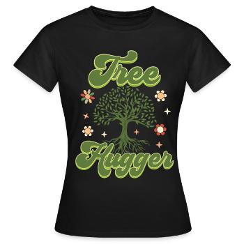 Environnementaliste, amoureux de la nature - T-shirt Femme - noir - Devant - AI Model Female 172 dark (172cm)