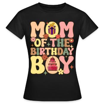 Polizist Mom Law Enforcement - Frauen T-Shirt - Schwarz - Vorne - AI Model Female 172 dark (172cm)