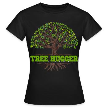 Environnementaliste, amoureux de la nature - T-shirt Femme - noir - Devant - AI Model Female 172 dark (172cm)