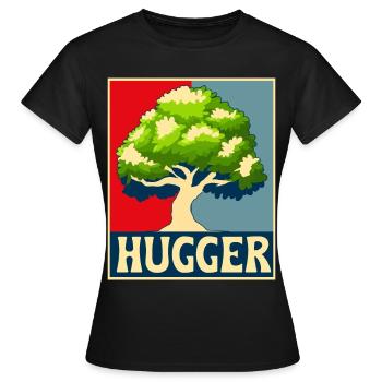 Environnementaliste, amoureux de la nature - T-shirt Femme - noir - Devant - AI Model Female 172 dark (172cm)