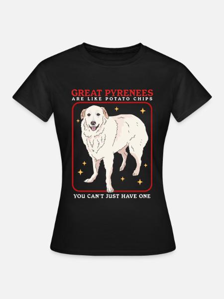 Chien de montagne des Pyrénées chien propriétaire chien cadeau - T-shirt Femme - noir