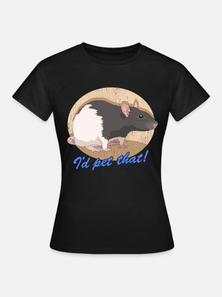 Rat Rat Lover Rat Eigenaar Gift - Vrouwen T-shirt - zwart