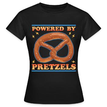 Bretzel Bretzel Lover Bretzels Cadeau - T-shirt Femme - noir - Devant - AI Model Female 172 dark (172cm)