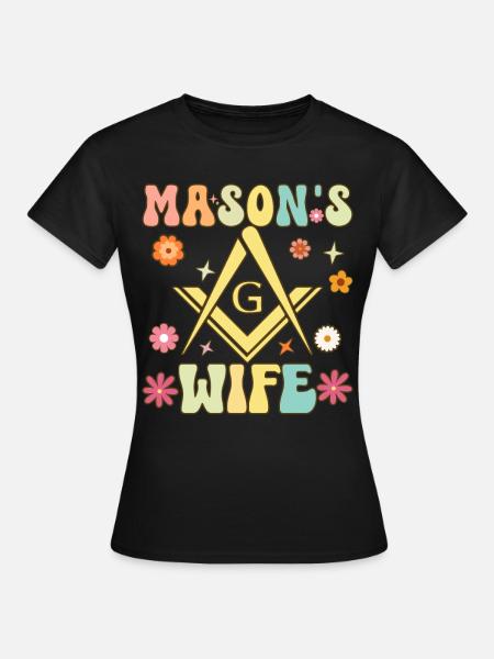 Franc-maçon Groovy Franc-maçonnerie Franc-maçonnerie - T-shirt Femme - noir