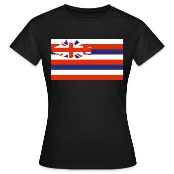 Humuhumunukunukuapua'a Hawaii-Riff-Drückerfisch - Frauen T-Shirt - Schwarz - Vorne - AI Model Female 172 dark (172cm)