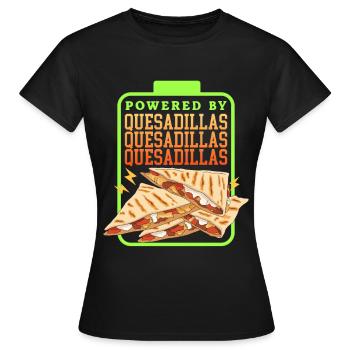 Quesadilla Tortillas Quesadillas Gift - Women's T-Shirt - black - Front - AI Model Female 172 dark (172cm)