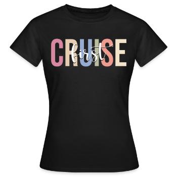 Croisière Vacances Croisière Bateau de croisière - T-shirt Femme - noir - Devant - AI Model Female 172 dark (172cm)