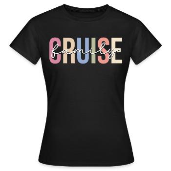 Croisière Vacances Croisière Bateau de croisière - T-shirt Femme - noir - Devant - AI Model Female 172 dark (172cm)