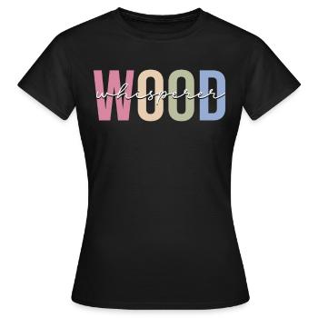 Menuisiers, menuisiers, menuisiers - T-shirt Femme - noir - Devant - AI Model Female 172 dark (172cm)